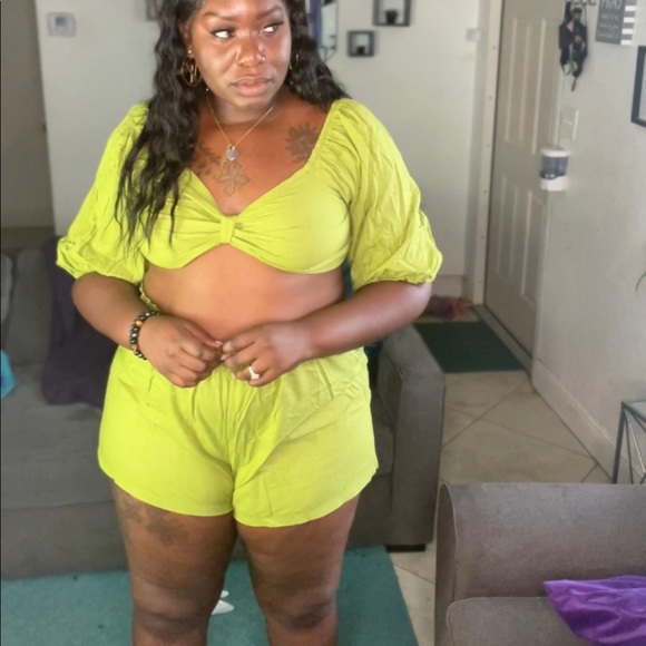 Shein two piece short set